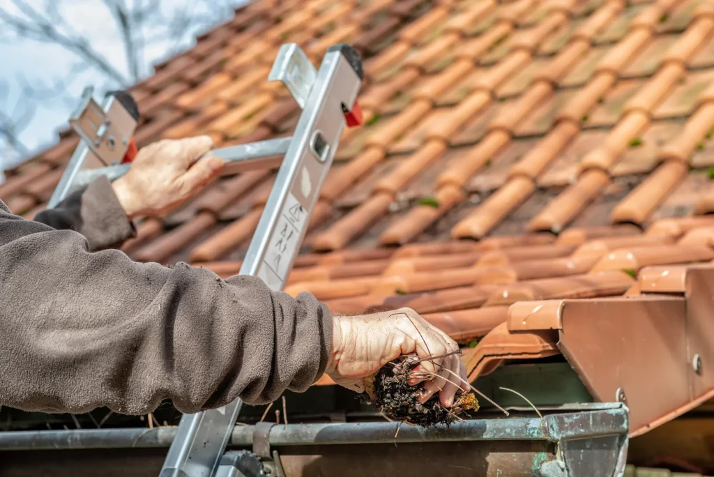 man-cleaning-house-gutter