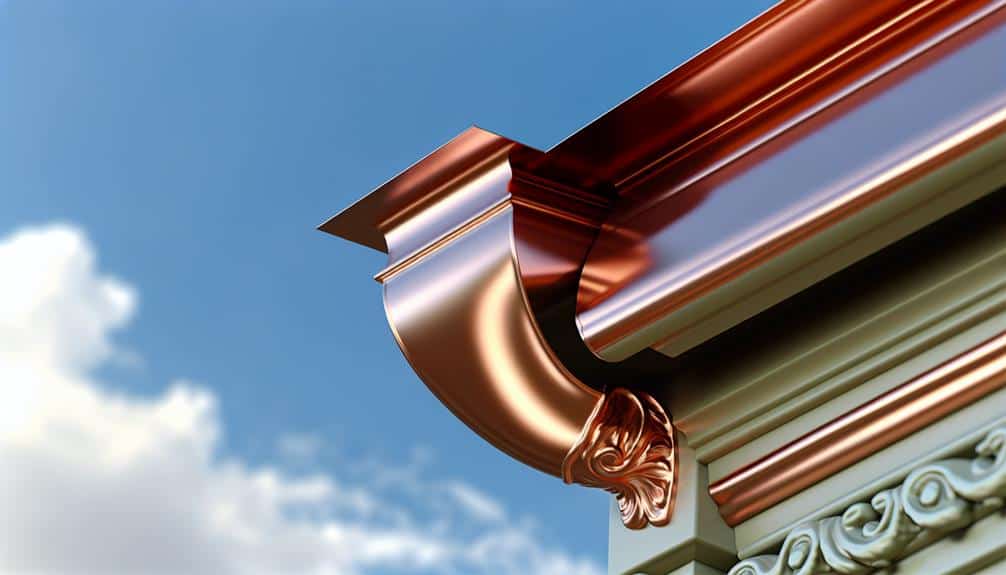benefits of copper gutters