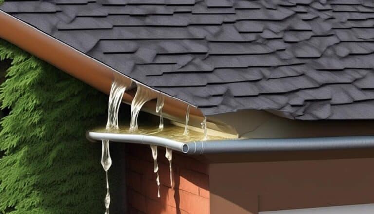 gutter slope needs adjustment
