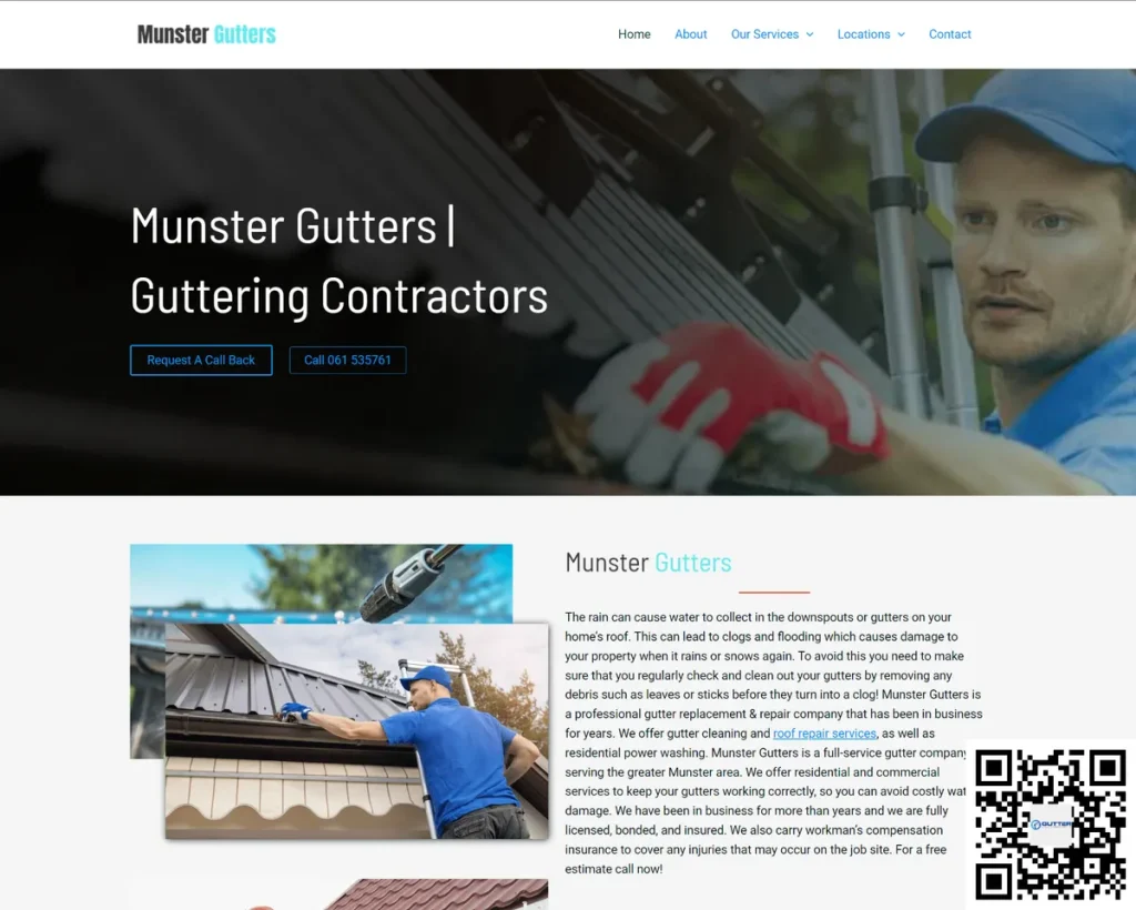 munster gutters reviews screenshot